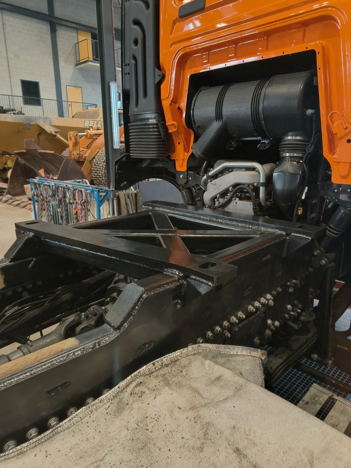 Werk aan het chassis